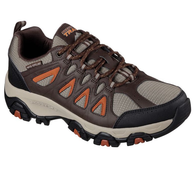 Skechers Terrabite - Mens Hiking Boots Brown/Orange [AU-MZ2881]